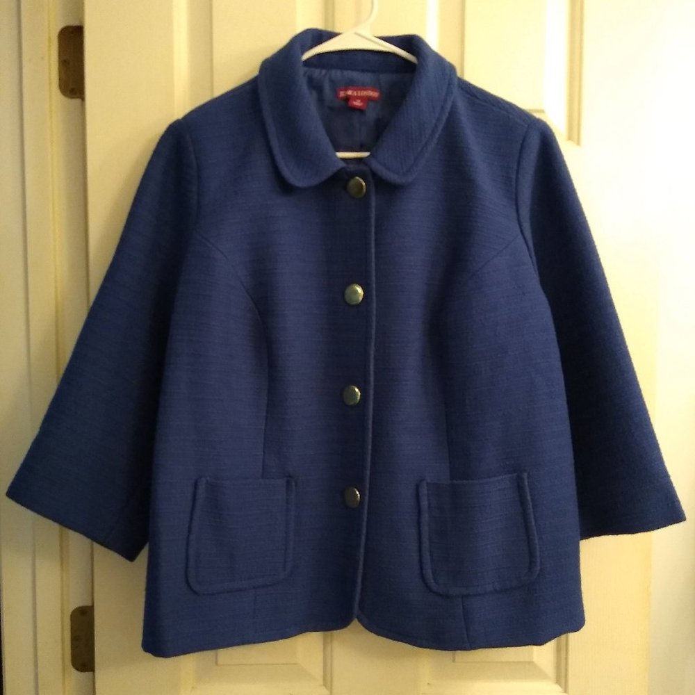 20W Blue Slub Texture Jacket